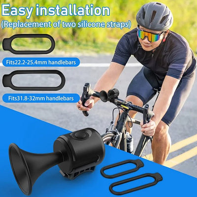 Electric Bike Horn emitting 120 dB sound