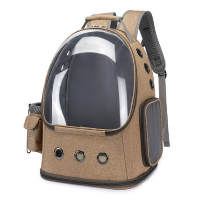 Cat Carrier Backpack Space Capsule with Clear Bubble Window