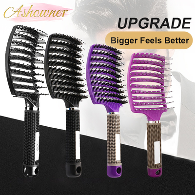 Massage Hair Comb with rounded teeth for scalp massage