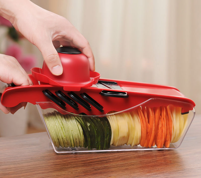 Multifunction Kitchen Slicer - 6 Blades close-up